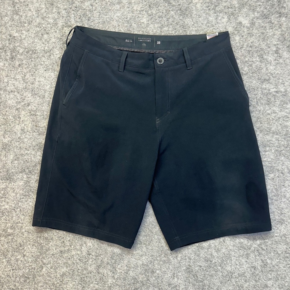Quiksilver Amphibian Hybrid Shorts Mens 33 Black Excellent Quick Dry Stretch